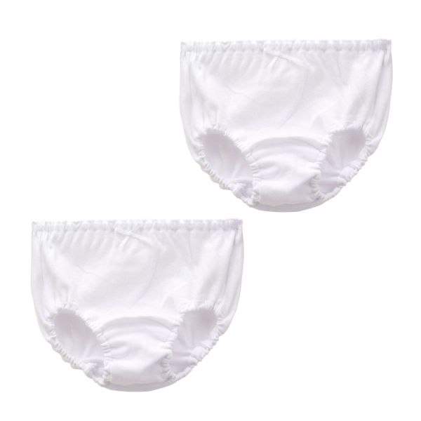 ガロー Garau GIRLS SHORTS ショーツ 2枚セット キッズ ジュニア 女の子 綿100％ 白 黒 100 110 120 130 140 150 160 165