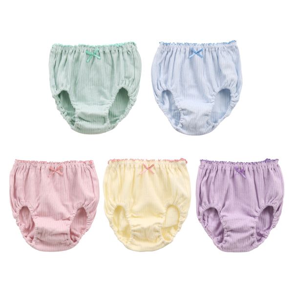 ガロー Garau ショーツ キッズ ジュニア 女の子 5枚セット カラーリブ 100 110 120 130 140 150 160