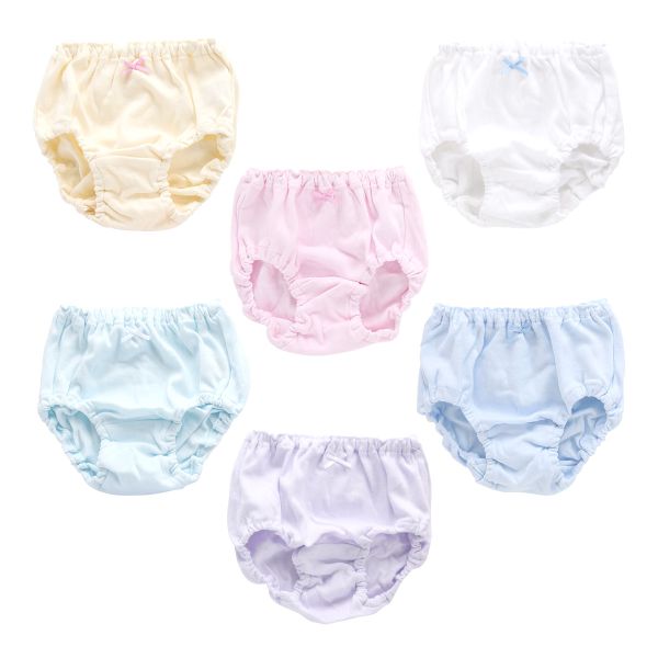 ガロー Garau ショーツ キッズ ジュニア 女の子 6枚セット 綿100％ 無地 カラー 100 110 120 130 140 150 160 165