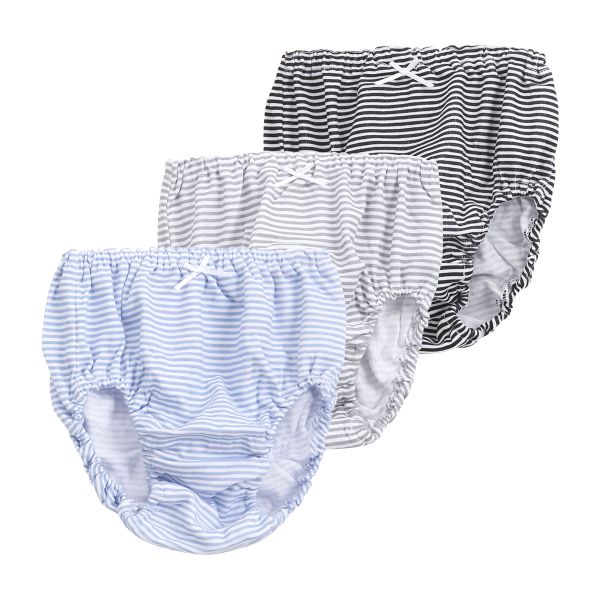 ガロー 女児 ボーダープリント ショーツ 3枚セット キッズ ジュニア 130 140 150 160 165 Garau