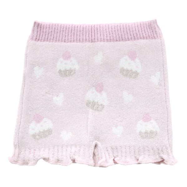 ガロー Garau モコモコ素材の1分丈 マシュマロパンツ オーバーパンツ キッズ ジュニア 女の子 女児 100-130