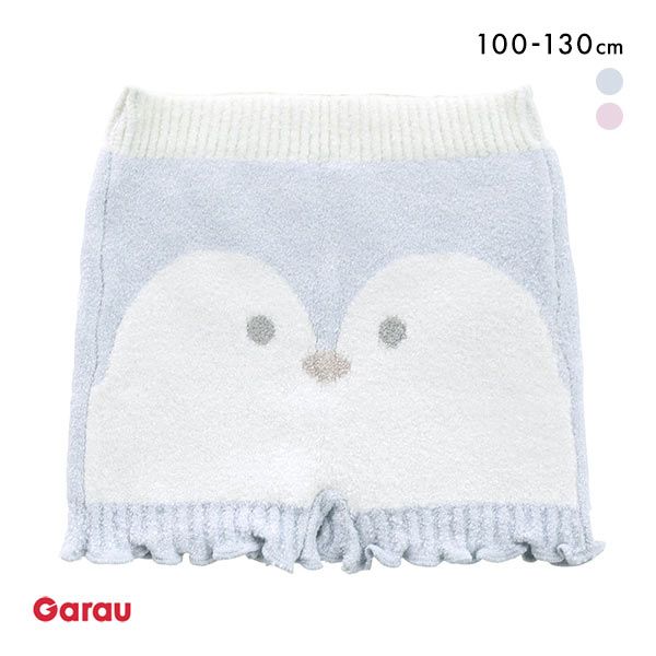 ガロー Garau モコモコ素材の1分丈 マシュマロパンツ オーバーパンツ キッズ ジュニア 女の子 女児 100-130