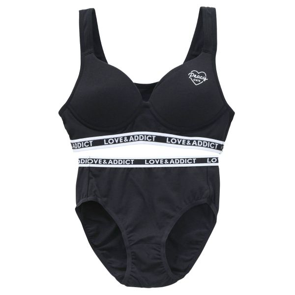 ガロー Garau ブラジャー ノンワイヤー ハーフトップ ショーツ セット キッズ ジュニア 460267 150 160 165 スポーツブラ