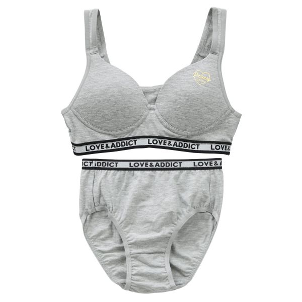 ガロー Garau ブラジャー ノンワイヤー ハーフトップ ショーツ セット キッズ ジュニア 460267 150 160 165 スポーツブラ