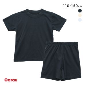 ガロー 男児 女児兼用 半袖シャツ＆ショートパンツ 上下セット パジャマ ルームウェア キッズ ジュニア Garau
