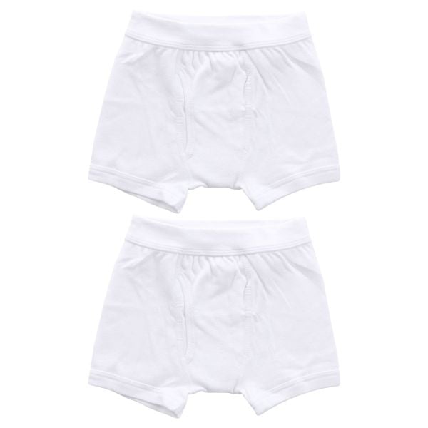 ガロー Garau ボクサーパンツ キッズ ジュニア 男の子 綿100％ 前開き 2枚セット 無地 白 100 110 120 130 140 150 160 170