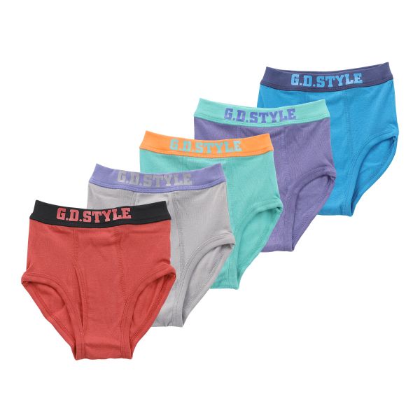ガロー 男児 カラフルカラー ブリーフ 5枚セット キッズ ジュニア 100 110 120 130 140 150 160 Garau