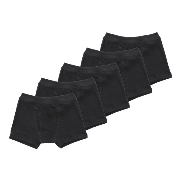 ガロー 男児 ブラックカラー ボクサーブリーフ 5枚セット キッズ ジュニア 110 120 130 140 150 160 170 Garau