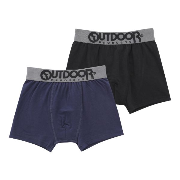 アウトドアプロダクツ 男児 ボクサーパンツ 2枚セット 無地 130 140 150 160 170 OUTDOOR PRODUCTS