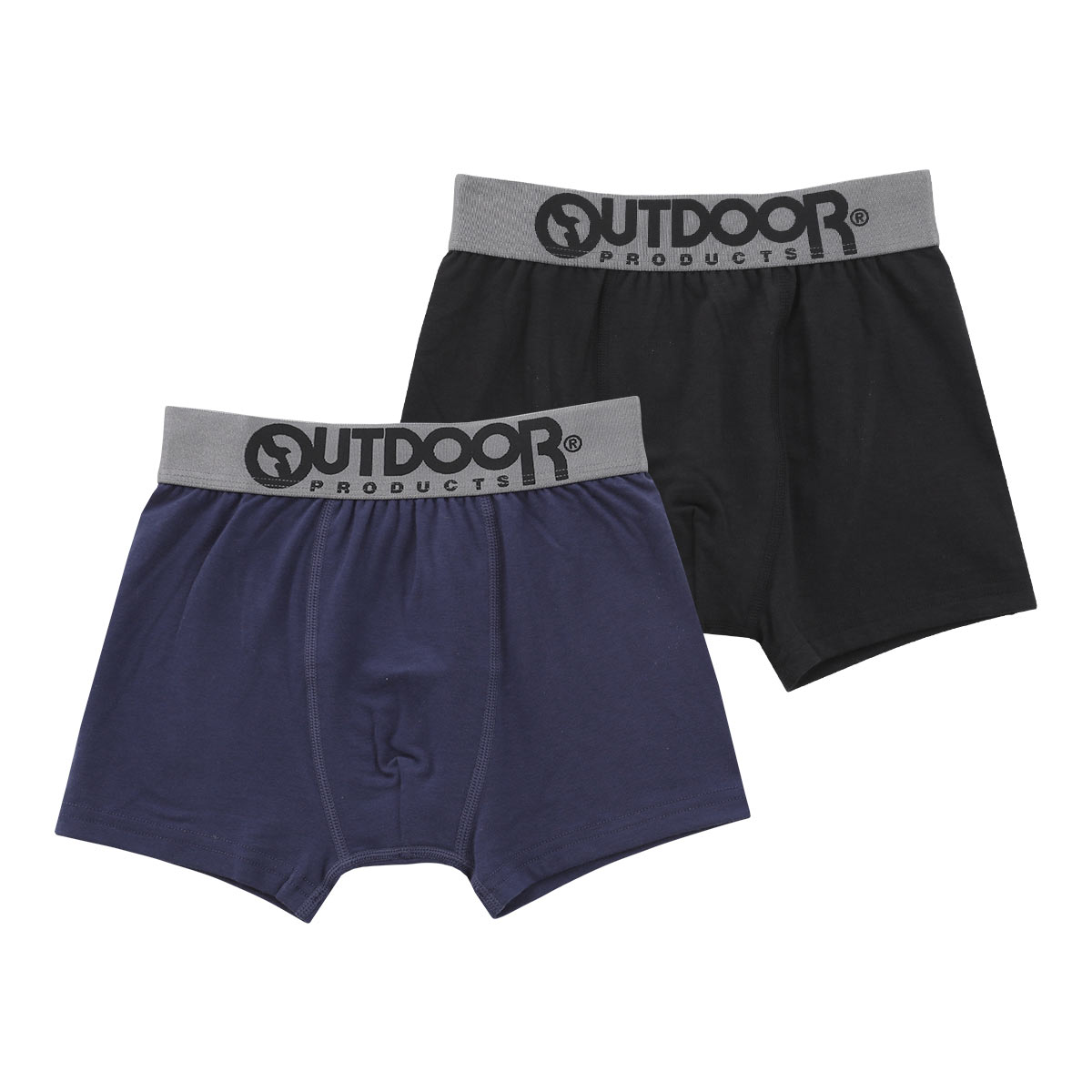 アウトドアプロダクツ 男児 ボクサーパンツ 2枚セット 無地 130 140 150 160 170 OUTDOOR PRODUCTS(Set-130)
