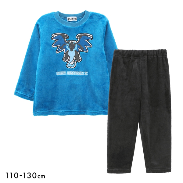 ガロー ポケットモンスター フリースパジャマ 長袖 パンツ ルームウェア キッズ ジュニア 上下セット あったか ポケモン Garau