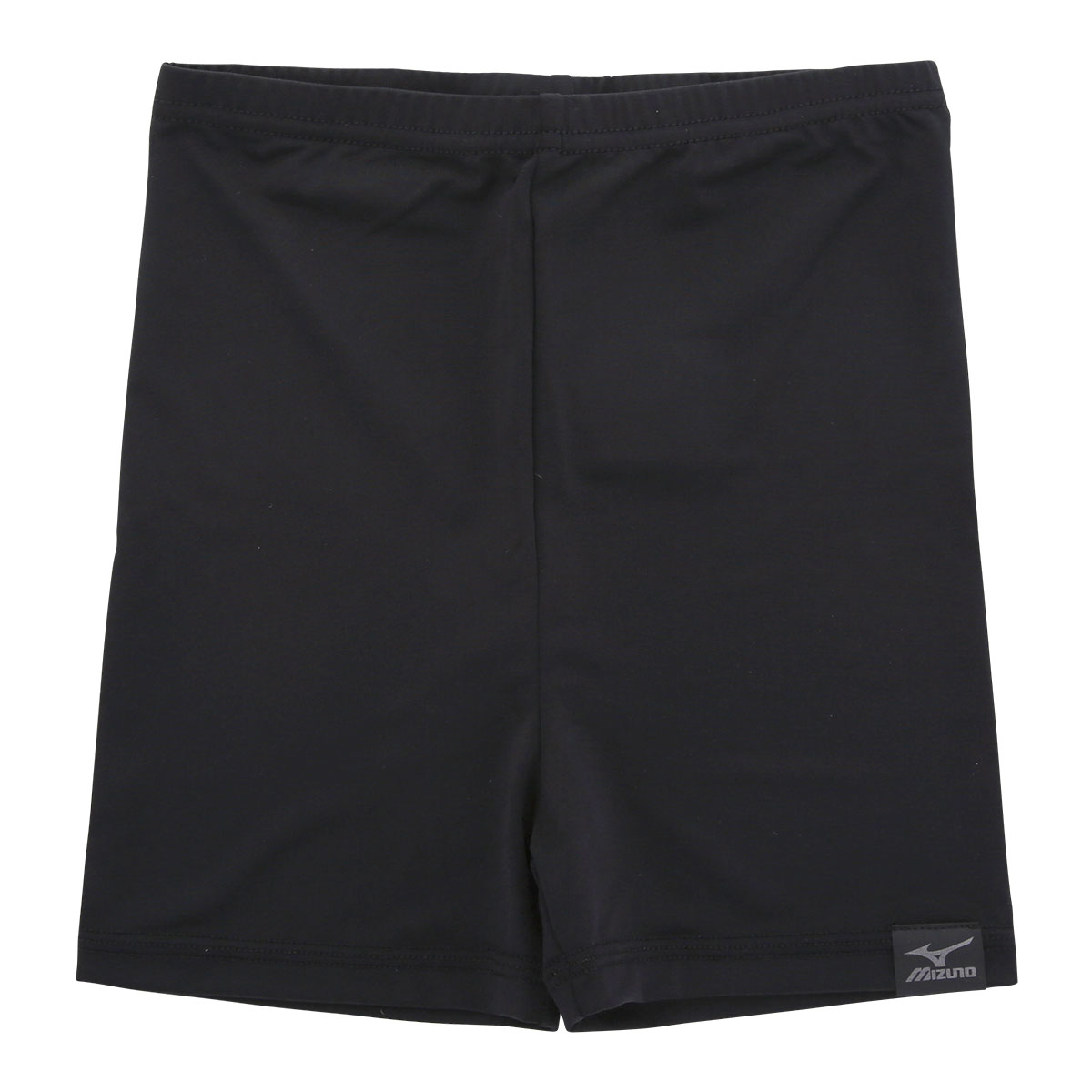 ミズノ MIZUNO くろぱん ひんやり氷結タッチ スパッツ オーバーパンツ ショート丈 ジュニア キッズ 吸汗速乾 スポーツ レディース(BK-ブラック-105-125)
