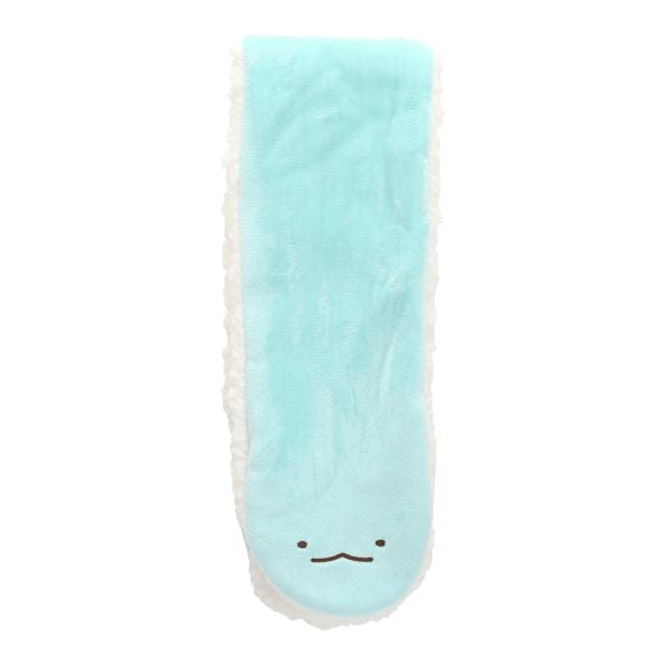 すみっコぐらし ティペット 刺繍 ふわふわボア マフラー キッズ ジュニア あったか しろくま とかげ ねこ