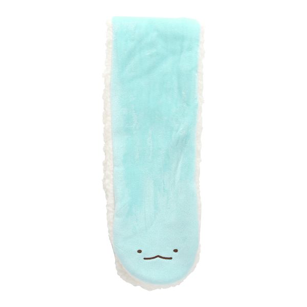 すみっコぐらし ティペット 刺繍 ふわふわボア マフラー キッズ ジュニア あったか しろくま とかげ ねこ