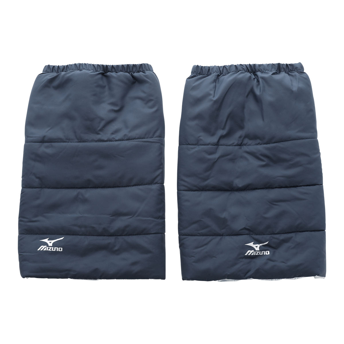 ミズノ MIZUNO ROOM レッグウォーマー 中綿タイプ あったか ロゴプリント メンズ(NV-ネイビー-M-L)