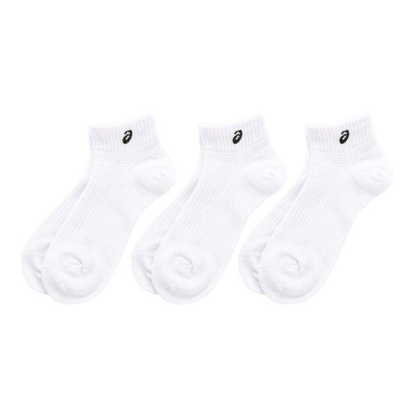アシックス ASICS キッズ ソックス 靴下 スニーカー丈 3足組 抗菌防臭 ジュニア 白 黒 グレー 紺 スクール 21-23cm 23-25cm