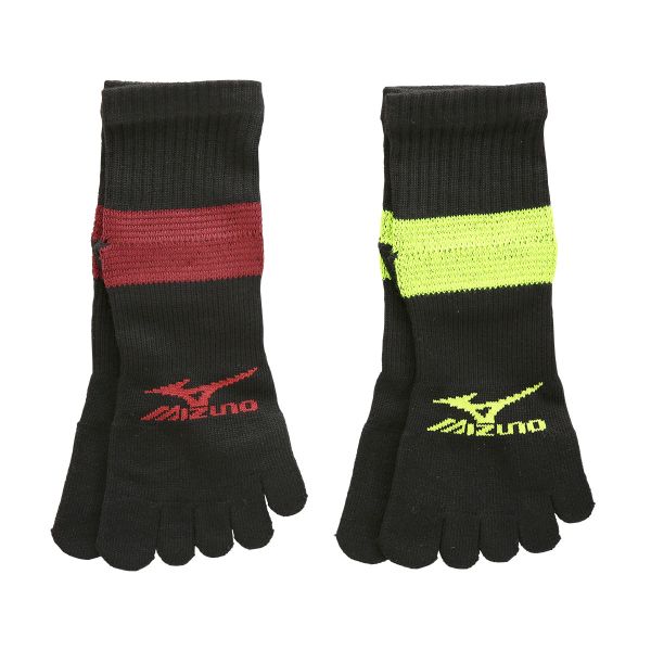 ミズノ MIZUNO WORK ソックス 靴下 ショート丈 5本指 2足組 強靭 吸汗速乾 サポート メンズ 24-26cm 26-28cm