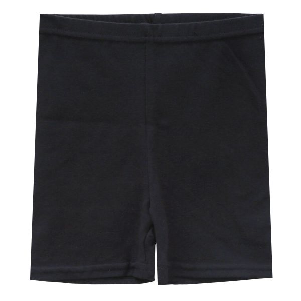 くろぱん KUROPAN スパッツ オーバーパンツ ショート丈 キッズ ジュニア 女の子 のび～る綿混 無地