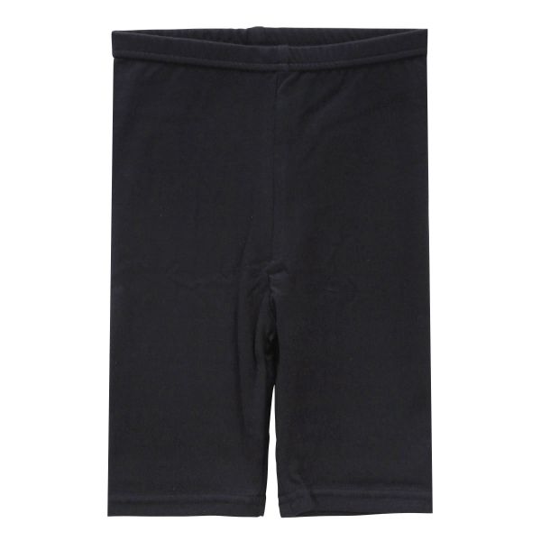 くろぱん KUROPAN スパッツ オーバーパンツ 5分丈 キッズ ジュニア 女の子 のび～る綿混 無地