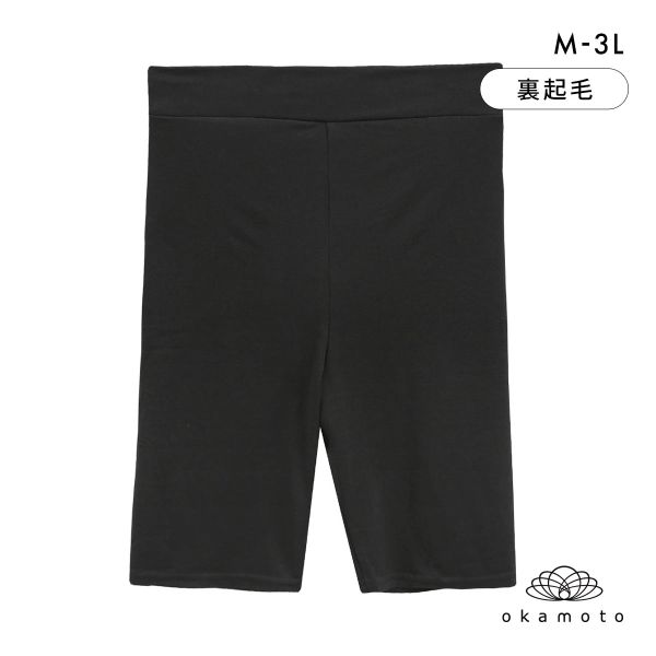 プラチナホット レギンス 3分丈 あったか 裏起毛 保温 M L LL 3L 大きいサイズ レディース okamoto Platinumhot