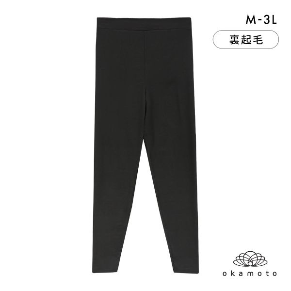 プラチナホット レギンス 10分丈 あったか 裏起毛 保温 M L LL 3L 大きいサイズ レディース okamoto Platinumhot