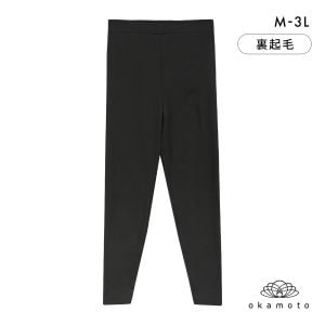 プラチナホット レギンス 10分丈 あったか 裏起毛 保温 M L LL 3L 大きいサイズ レディース okamoto Platinumhot