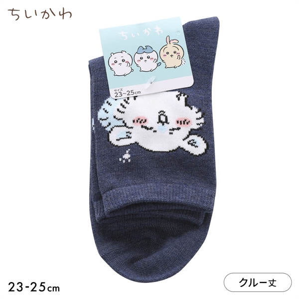 ちいかわ ソックス モモンガ クルー丈 レディース 23-25cm キャラクターソックス 靴下
