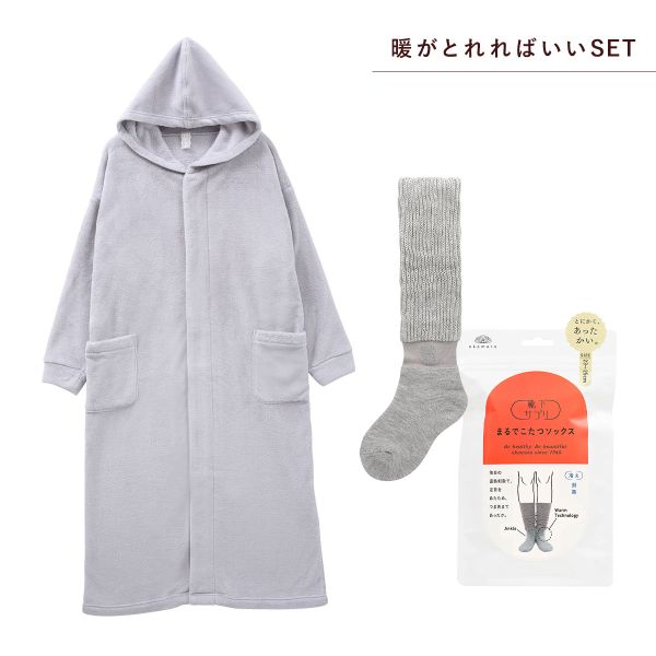 SHIROHATOオリジナル福袋 まるでこたつソックス×なまけmoco 2点セット