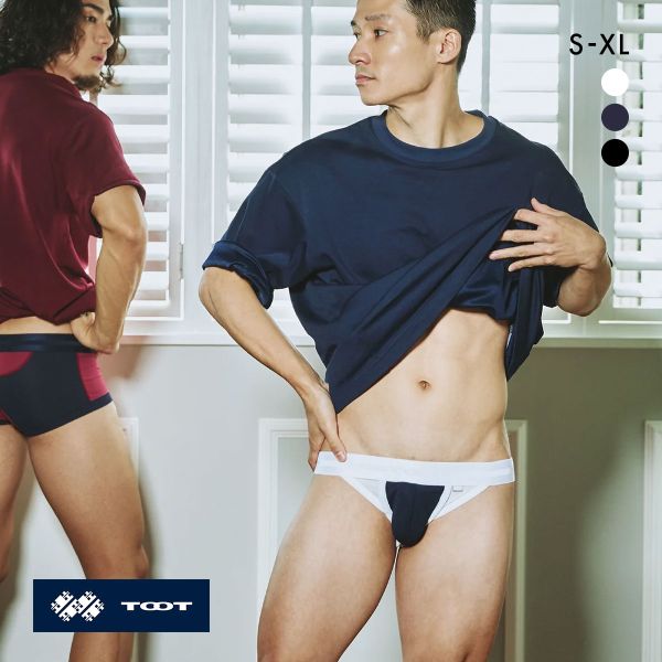 トゥート ツートーン メッシュビキニ フルバック メンズ 前閉じ 立体カップ ローライズ TOOT