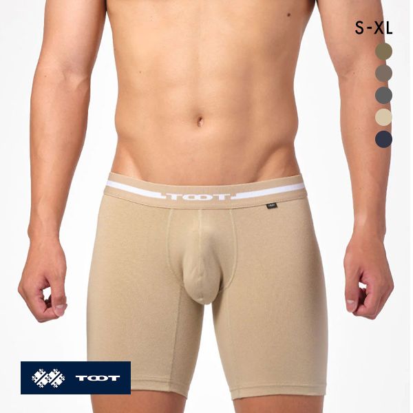 トゥート ReNEW TOOT COTTON LONG ロングボクサーパンツ 前とじ BC23A130 メンズ ローライズ ベーシック コットン S M L LL XL TOOT