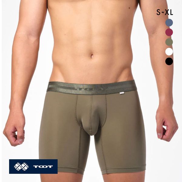 トゥート ReNEW TOOT NYLON LONG ロングボクサーパンツ 前とじ メンズ ローライズ ベーシック BC23A430 S M L LL XL TOOT