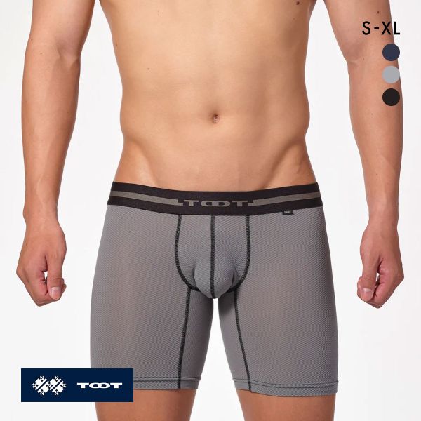 トゥート ReNEW TOOT MESH plus LONG メッシュ ロングボクサーパンツ S M L LL XL BC24A330 メンズ ローライズ 前とじ 抗菌防臭 吸汗速乾
