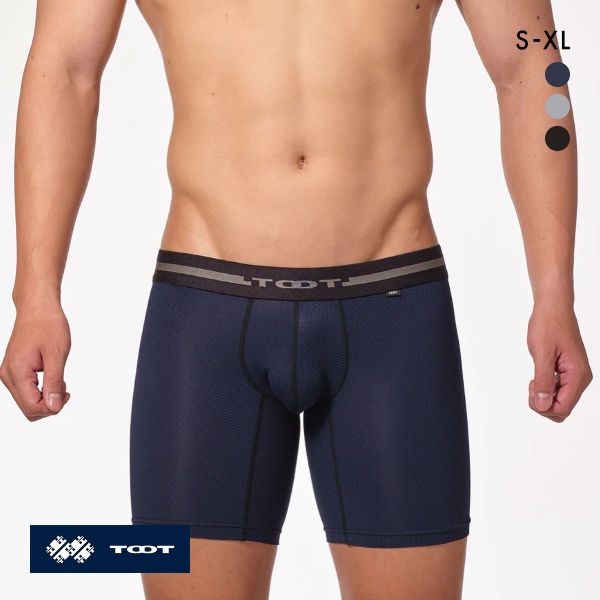 トゥート ReNEW TOOT MESH plus LONG メッシュ ロングボクサーパンツ S M L LL XL BC24A330 メンズ ローライズ 前とじ 抗菌防臭 吸汗速乾