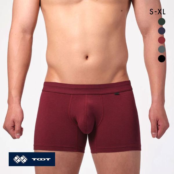 トゥート TOOT MIDDLE COTTON BOXER ボクサーパンツ メンズ ミドルライズ 前とじ BC24S140 S M L LL XL 立体カップ