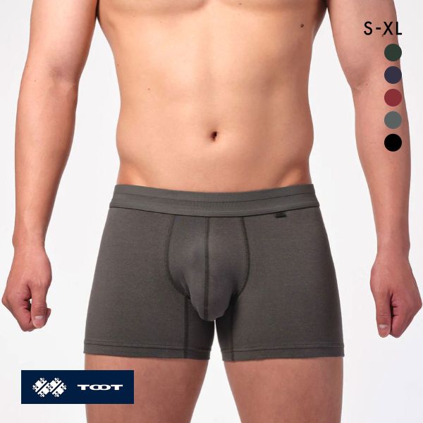 トゥート TOOT MIDDLE COTTON BOXER ボクサーパンツ メンズ ミドルライズ 前とじ BC24S140 S M L LL XL 立体カップ