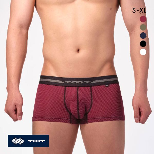 トゥート TOOT ReNEW TOOT MESH plus メッシュ ボクサーパンツ S M L LL XL BC24S300 メンズ ローライズ 前とじ 抗菌防臭 ムレ 汗対策 吸汗速乾