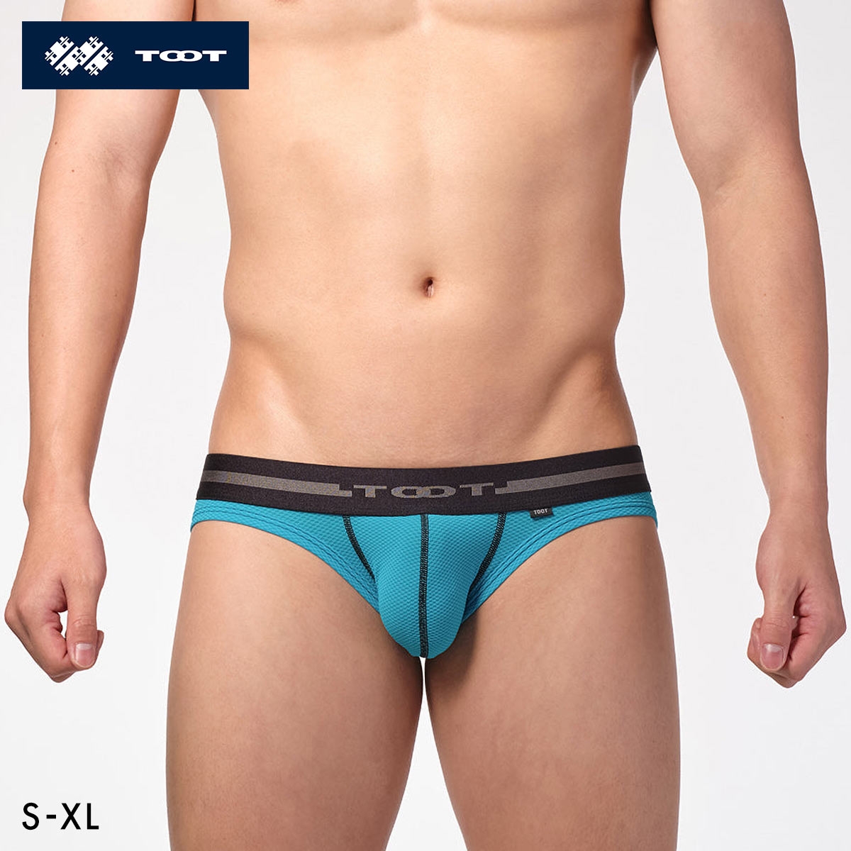 トゥート TOOT ReNEW TOOT MESH plus BIKINI ビキニ フルバック メンズ S M L LL XL BC24S310 日本製(TU-ターコイズ-S)