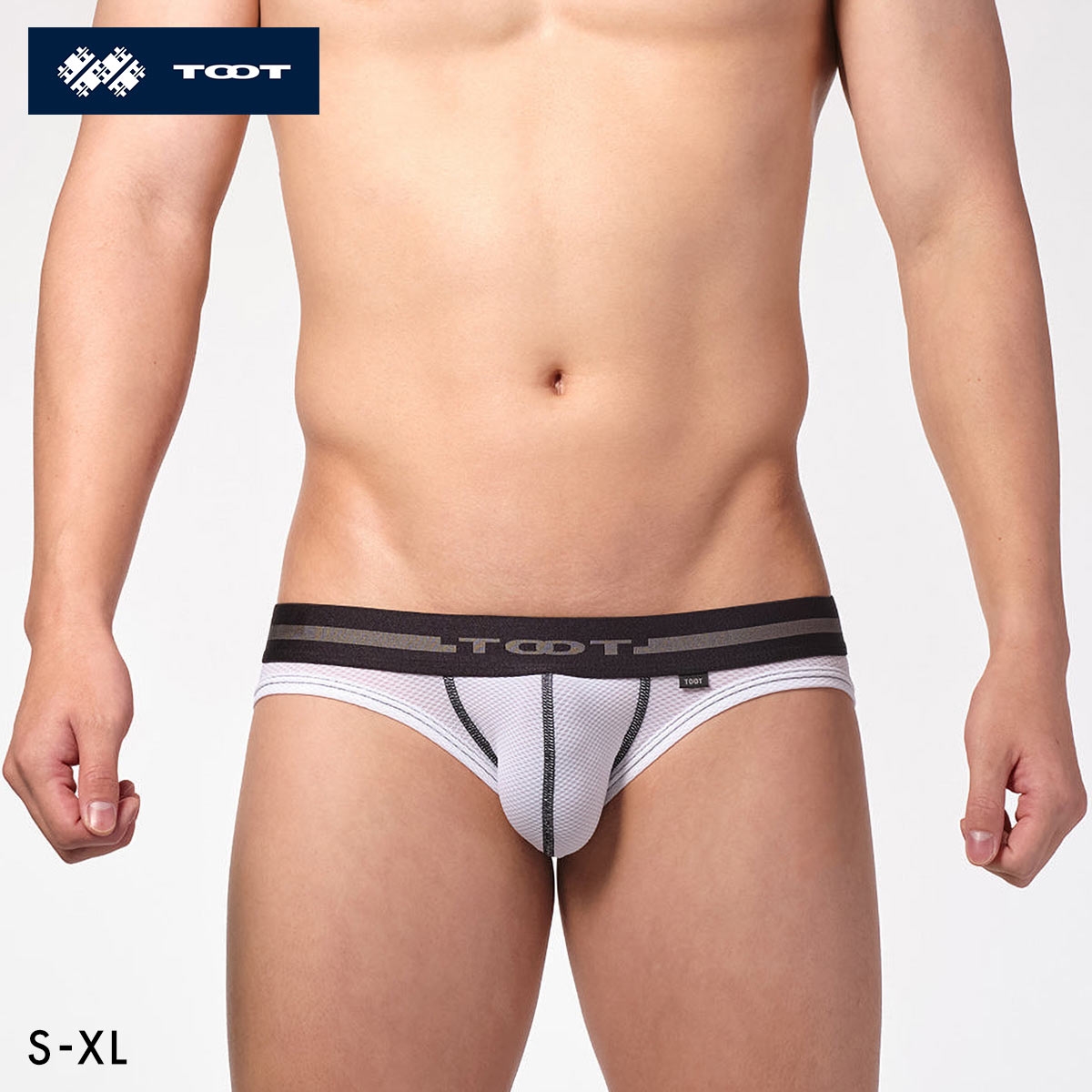 トゥート TOOT ReNEW TOOT MESH plus BIKINI ビキニ フルバック メンズ S M L LL XL BC24S310 日本製(WH-ホワイト-S)