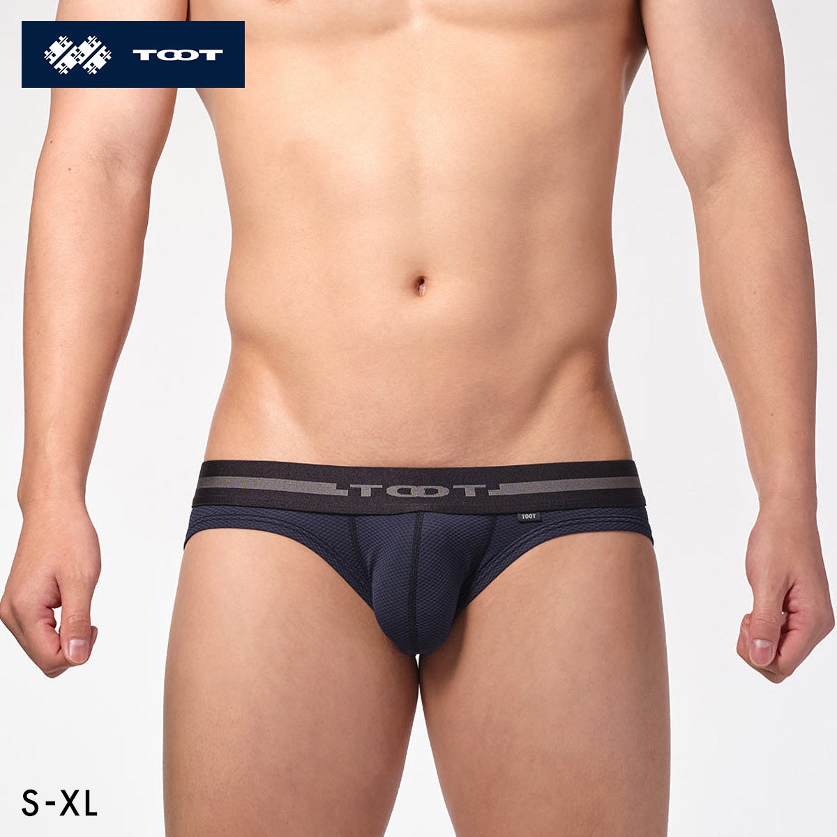 トゥート TOOT ReNEW TOOT MESH plus BIKINI ビキニ フルバック メンズ S M L LL XL BC24S310 日本製(NV-ネイビー-S)