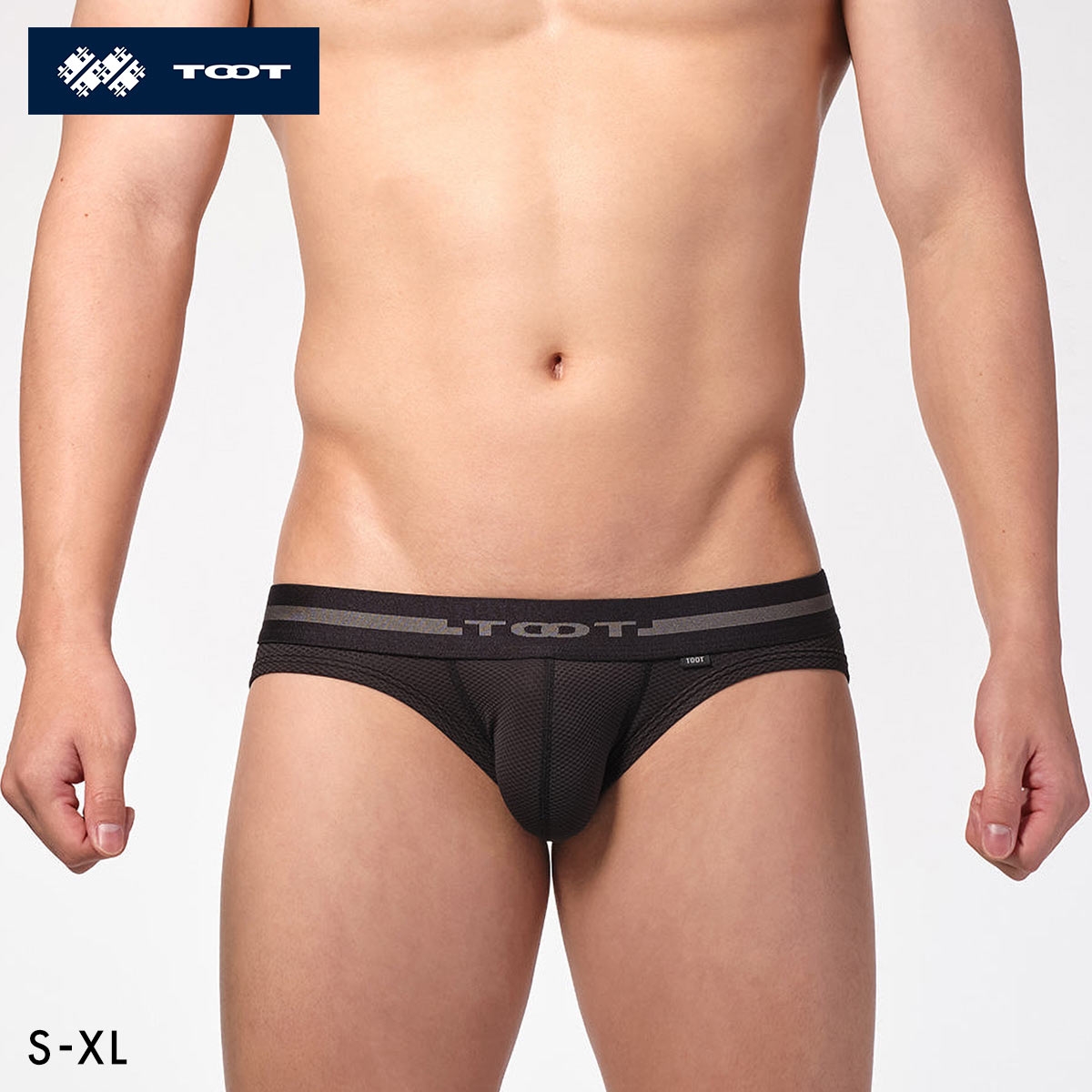 トゥート TOOT ReNEW TOOT MESH plus BIKINI ビキニ フルバック メンズ S M L LL XL BC24S310 日本製(BK-ブラック-S)