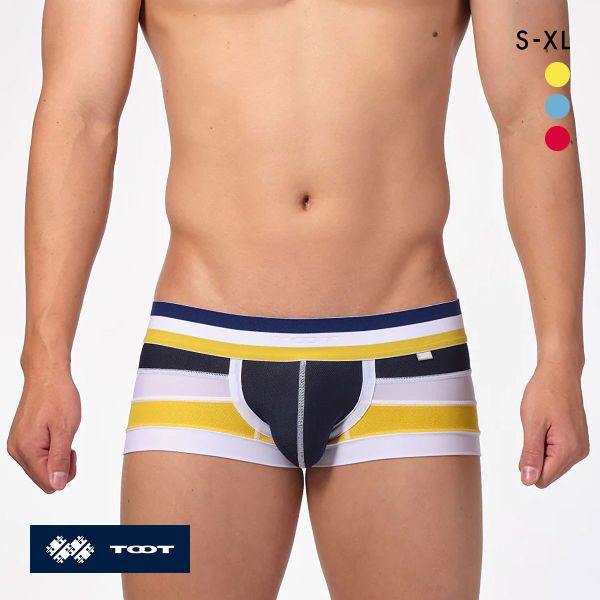 トゥート TOOT トリプルライン ボクサー ウルトラマイクロ ボクサーパンツ ローライズ メンズ 前とじ CB24A206 立体カップ 日本製