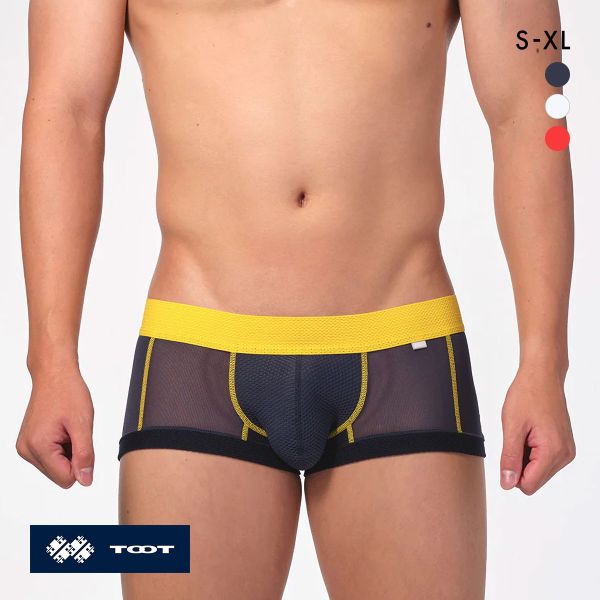 トゥート TOOT オールメッシュ ボクサー ウルトラマイクロ ボクサーパンツ ローライズ メンズ 前とじ CB24A310 立体カップ 日本製