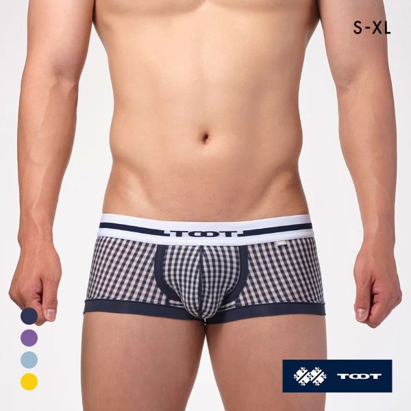 トゥート ギンガムチェック ボクサー III ボクサーパンツ メンズ 前とじ 立体カップ TOOT