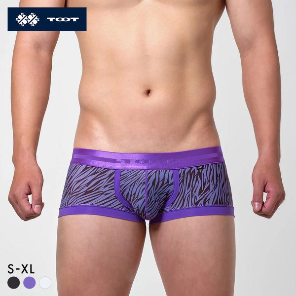 トゥート TOOT ゼブラ ボクサー ボクサーパンツ メンズ 前とじ 日本製 TOOT