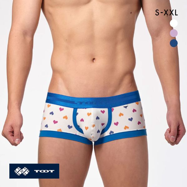 トゥート デジタルハート ボクサー ウルトラマイクロボクサーパンツ ローライズ メンズ 前とじ CB25S003 立体カップ TOOT