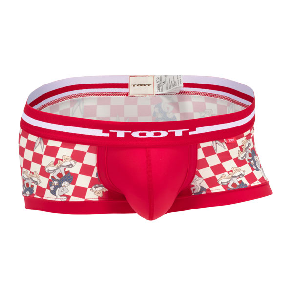 TOOT/Bugs Bunny/市松柄 ボクサー(RE-レッド-S)
