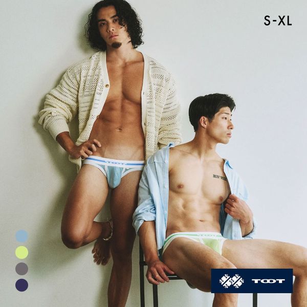 トゥート アンダーヒップ ナイロン カップビキニ メンズ 前閉じ 立体カップ ローライズ TOOT