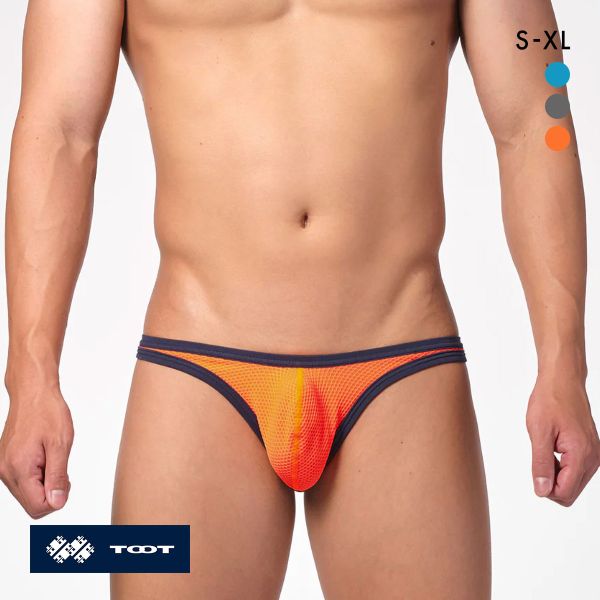 トゥート バンプメッシュ ツートーン ビキニ メンズ 前とじ DF24A313 ブリーフ ダイナマイトビキニ TOOT