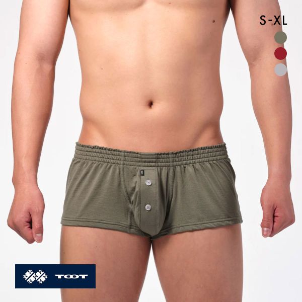トゥート TOOT ハイマテリアル フィットトランクス メンズ 前開き FT24S333 リヨセル なめらか ローライズ 立体カップ