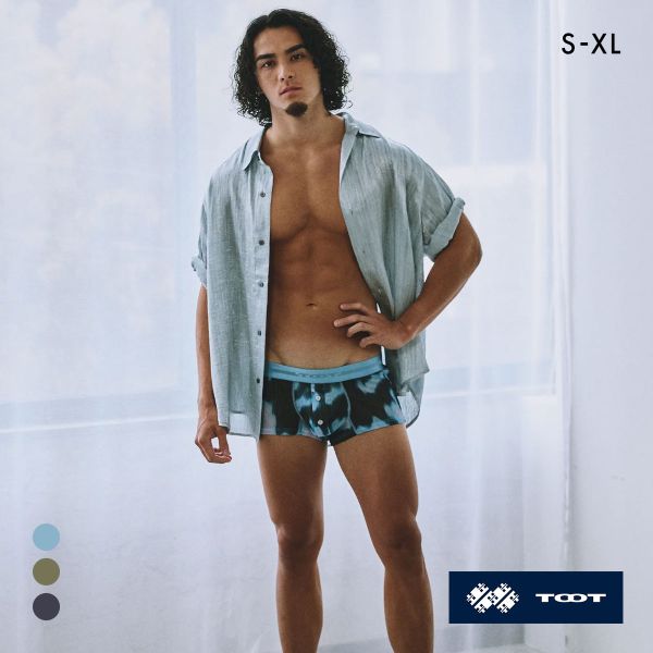 トゥート クレーピー フィットトランクス メンズ 前とじ TOOT 日本製